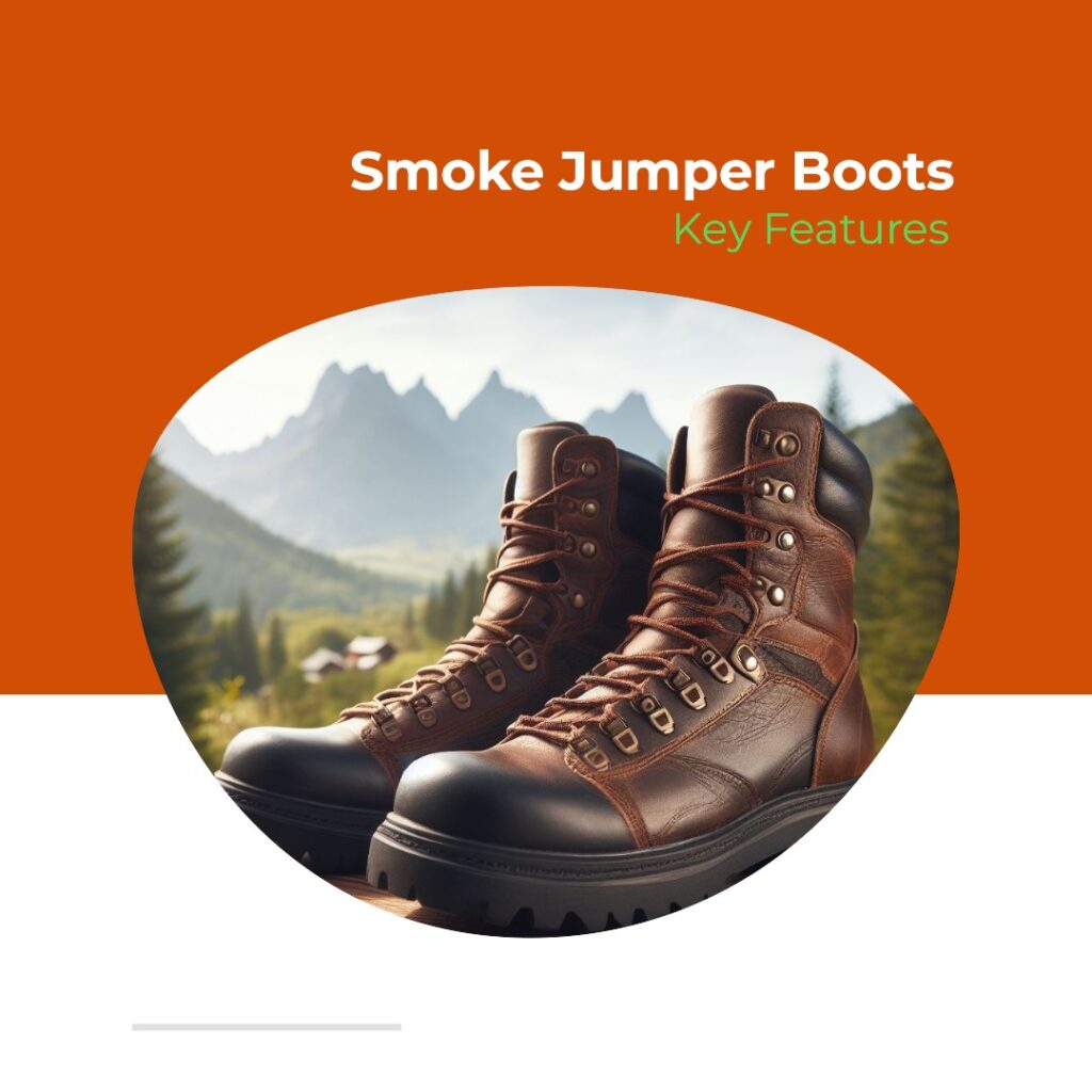 key features of smoke jumper boots